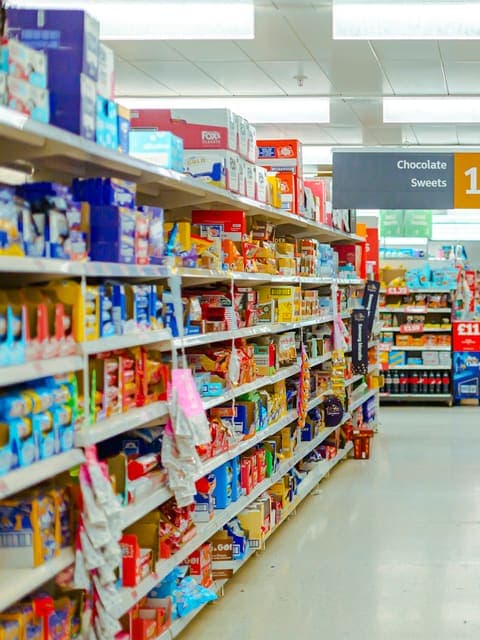 Supermarket aisle